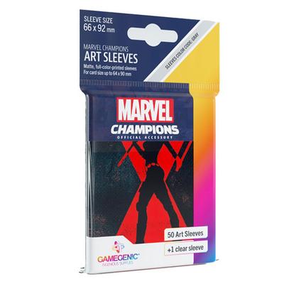 Gamegenic Marvel Champions Art Sleeves (Black Widow)