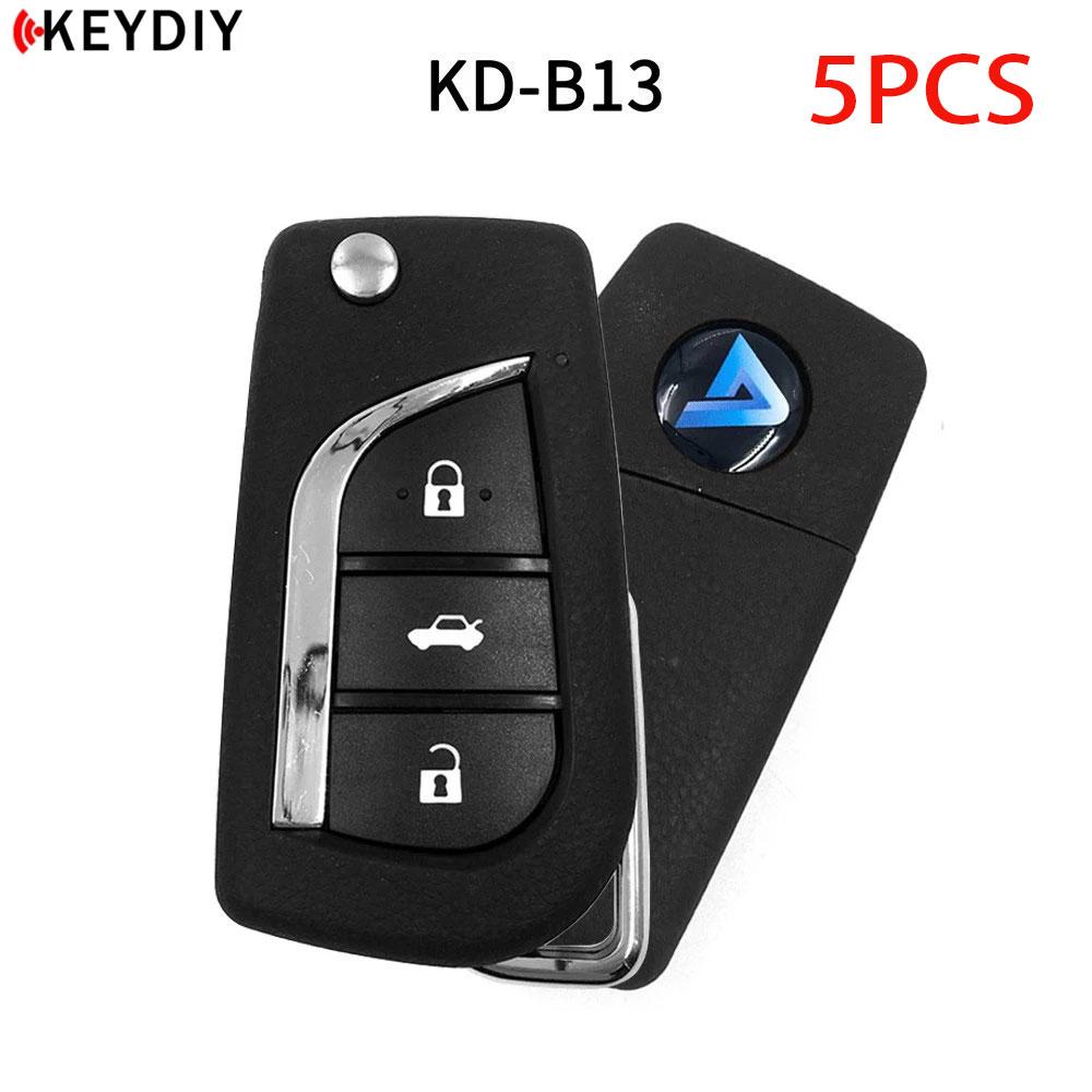 5PCS/Lot KEYDIY B13 Car Remote Key KD B13-2/B13-2+1 Universal Car Key for Toyota Style KD900 B Series KD-X2/KD-MAX/KD MINI Key 5PCS KD B13