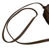 GUCCI 6423 Vintage Old Gucci Pochette GG pattern PVC Shoulder Bag Brown PVC Used