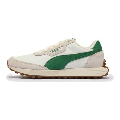 Runtamed sērija Retro ērti zemi ikdienas apavi Unisex čības Balts Zaļš 401605-01