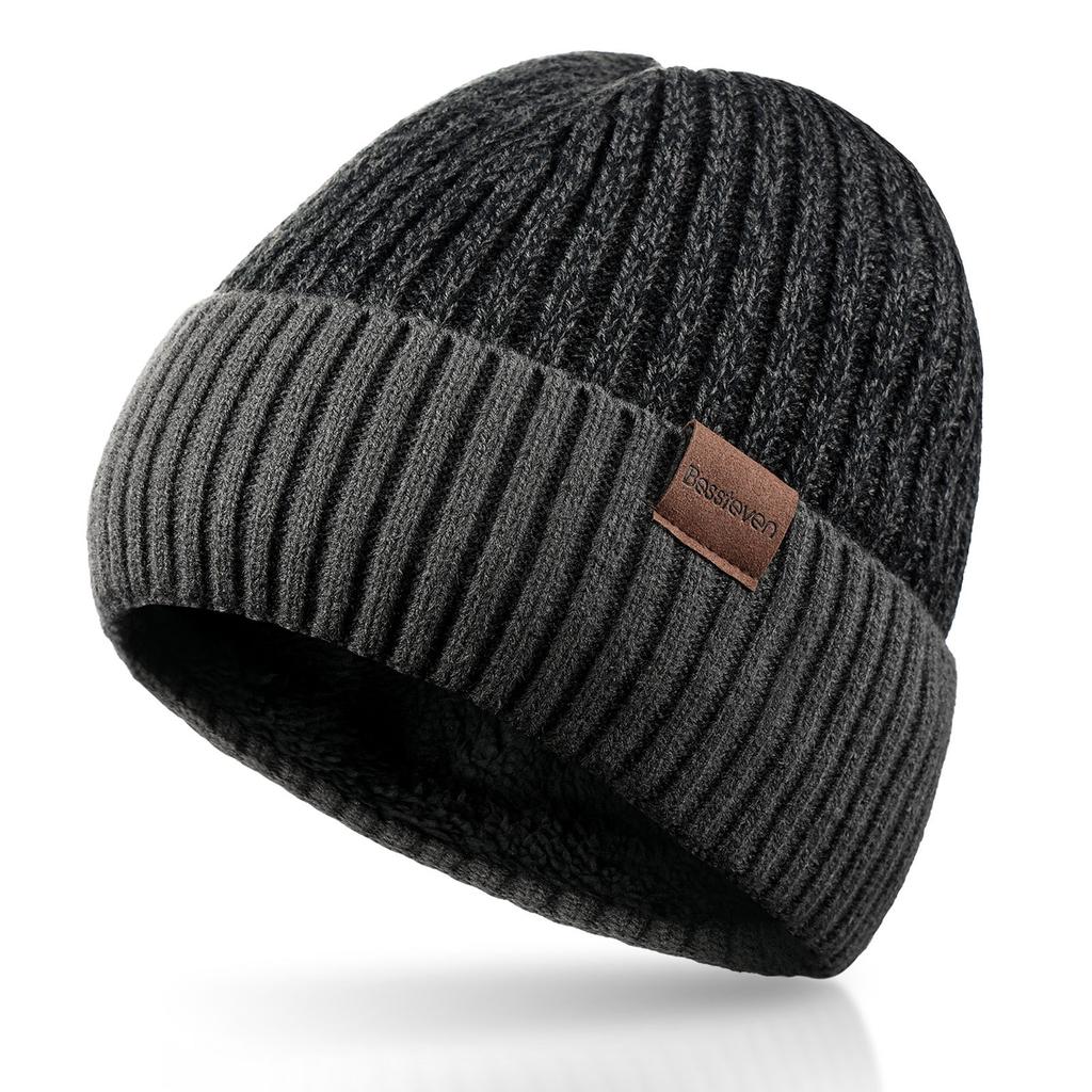 Knitted Hats for Men and Women Warm Ear Protection Winter Hats Plus Velvet Cold-proof Outdoor Cycling Hiking Mountain Climbing Couples Cold Hats