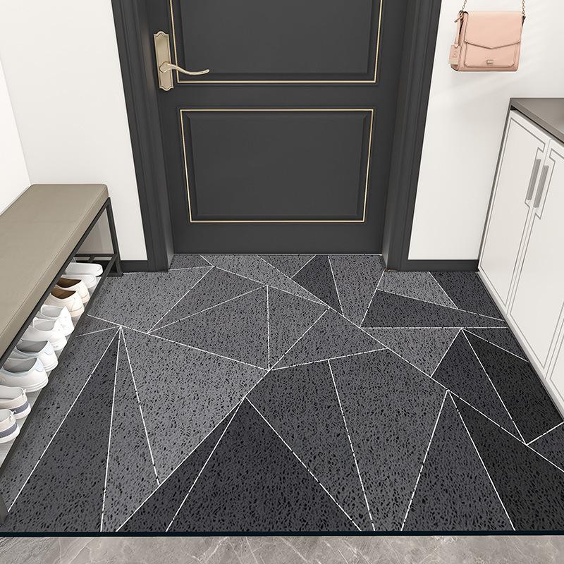 Entrance Door Mat Floor Mat Household Foyer Entrance Mat Wear-resistant and Anti Slip Foot Mat