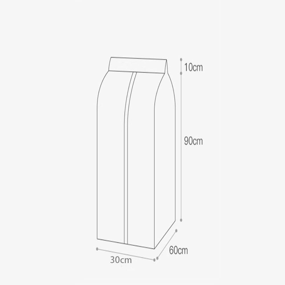 

Transparent Clothing Dust Cover Waterproof Clothes Storage Bag Clothes Dust Bag Hanging Suit Jacket Protection Dust Cover