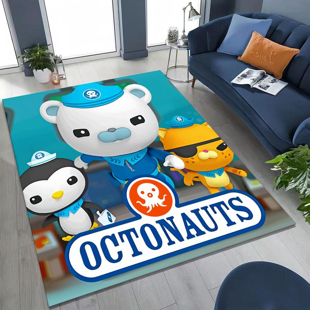 27 Style Octonauts Barnacles Cartoon Rug for Bedroom Living Room Sofa Home Doormat Decor, Large Kids Play Non-slip Floor Mat