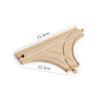 New Wooden Train Track Adapter Rail Building Block Connector Compatible All Brand Wood Railway Wooden Train Track Accessories