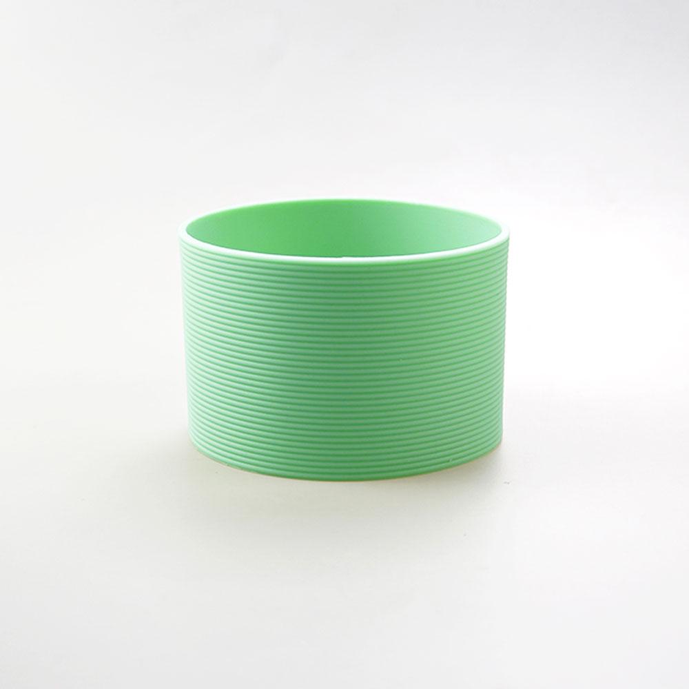 16 Colors 8.0CM Threaded Silicone Cup Cover 80MM Cup Sleeve Protective Cover Non-slip Heat Insulation Coffee Cup Cover