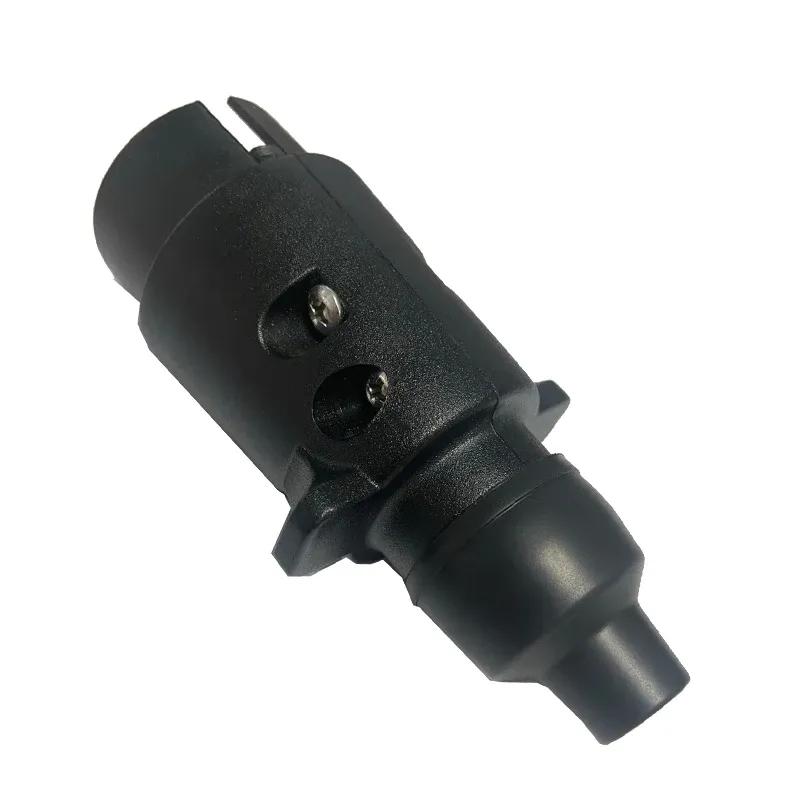 ISO 1724 7 Pin 12V Trailer Plug Socket Truck Trailer Accessories Heavy Duty Connector