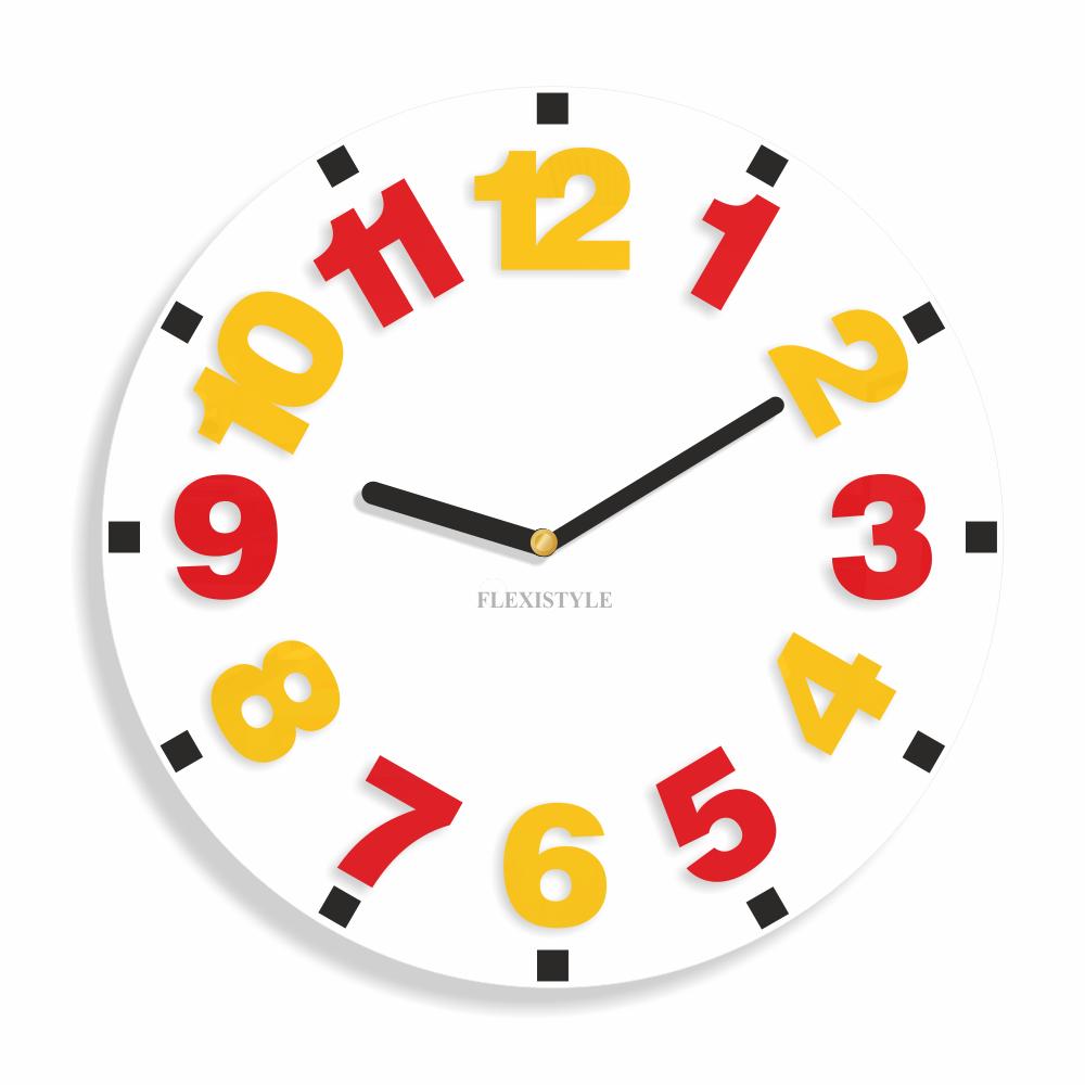 Children's wall clock Numbers