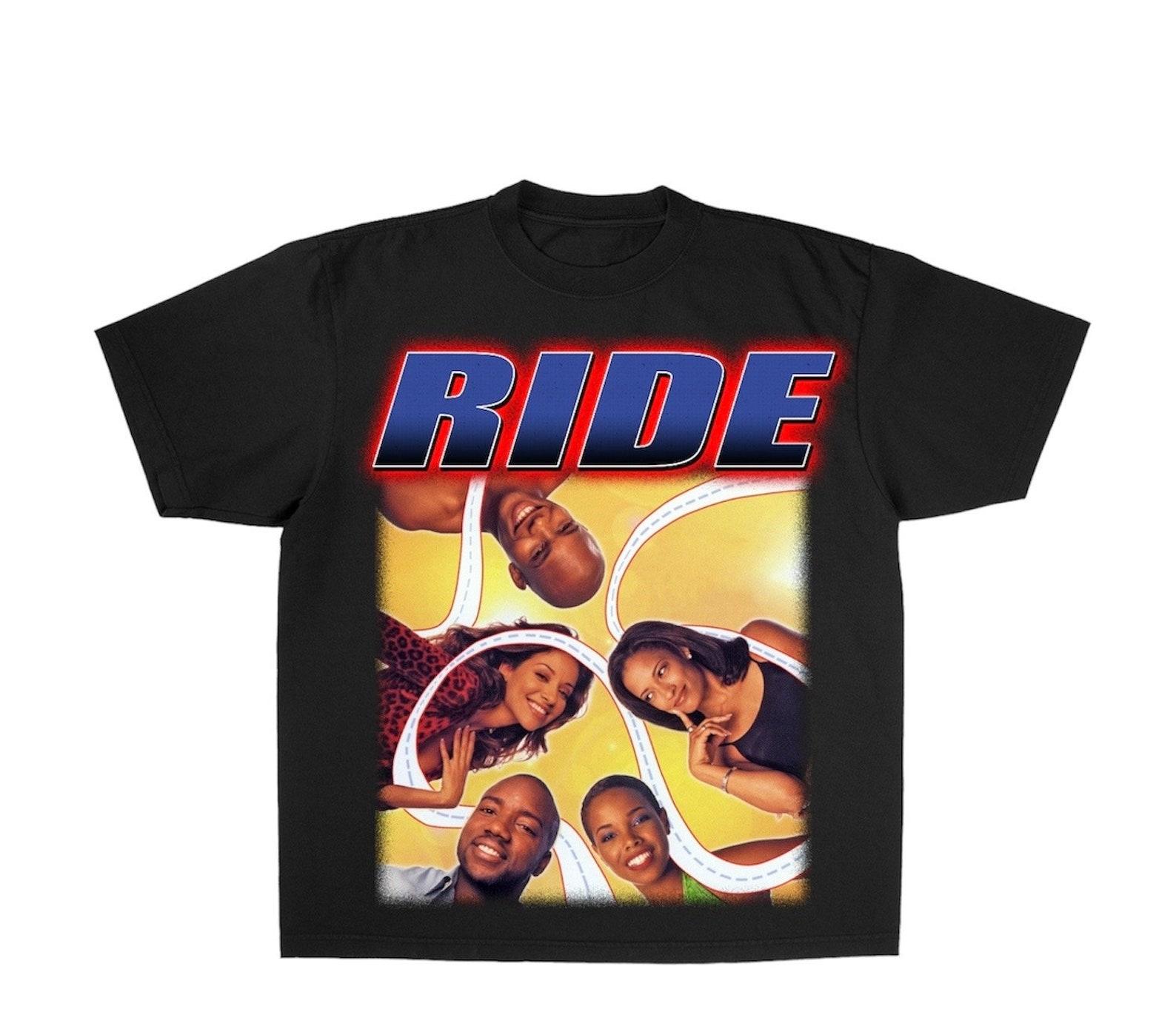 Ride Movie T-Shirt: Heavyweight USA Cotton, Oversized Fit 2XL