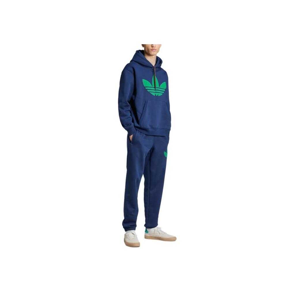 adidas Оригинальная флисовая толстовка 70-х для мужчин, худи, ночной синий, JN5968
