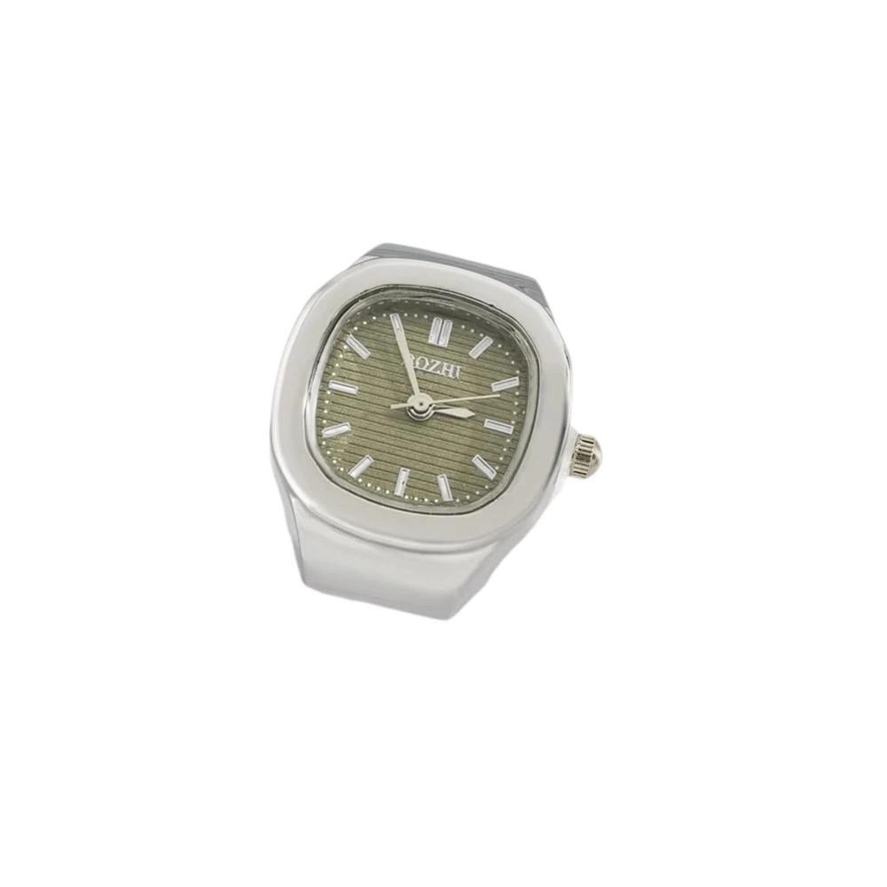 Punk Rings Jewelry Clock Vintage Finger Watch Ring Hip Hop Roman Quartz Watch  Women