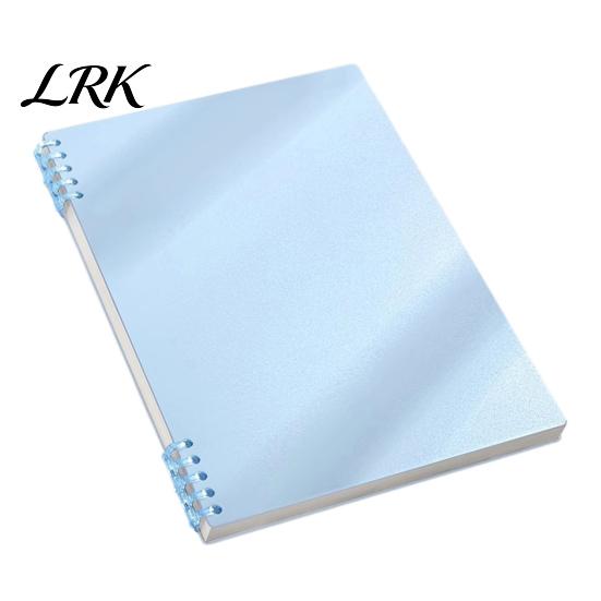 Minimalist Diary for Students A5 Spiral Notebook, Lined /Horizontal Grid/Blank Inner Page, Office Stationery Journaling Morandi Solid Color