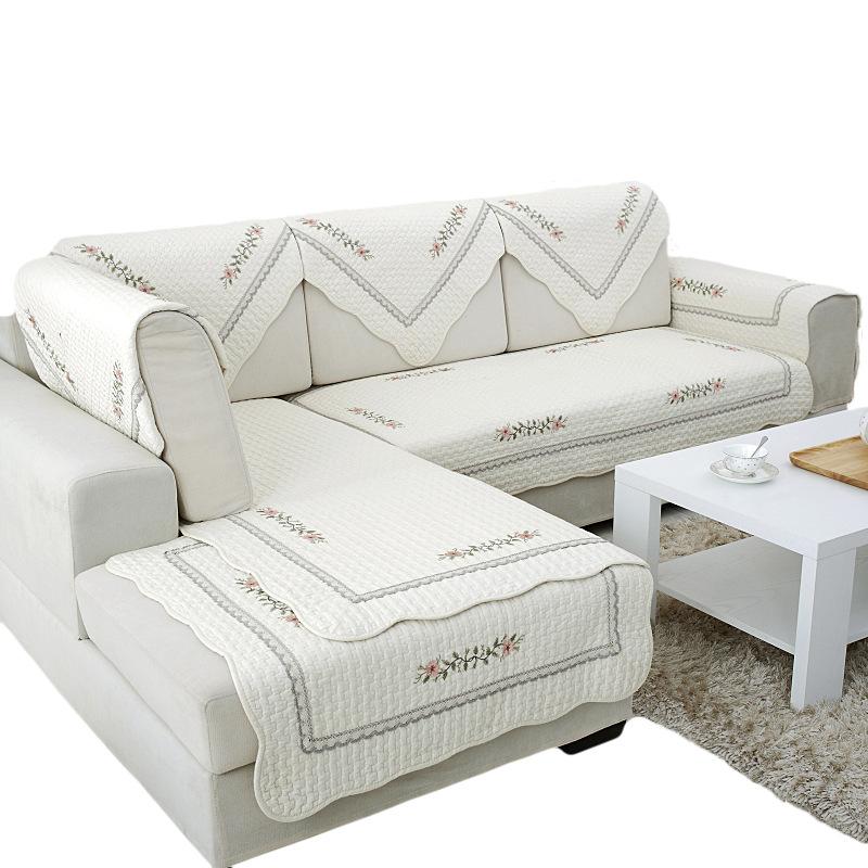 Anti-slip Cotton Korean Sofa Cushion Cloth Art Four Seasons Combination Leather Sofa Cushion Winter Sofa Cover Towel