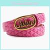 Letter Buckle Julun Classic Rhombus Pattern Women Belt For Casual Outfits Office