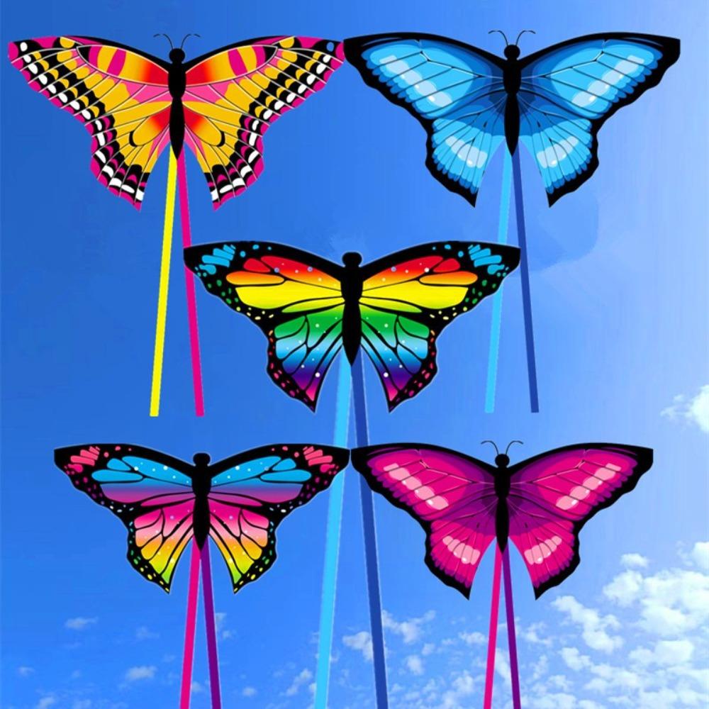 Beautiful Butterfly Children's Kite Easy to Fly 3D Kite New Flying Kite Kids Gift