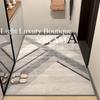 Crystal Velvet Modern Fashion Simple Carpet Living Room Bedroom Bedside Carpet Anti-slip Dirty Resistant Washable Rug