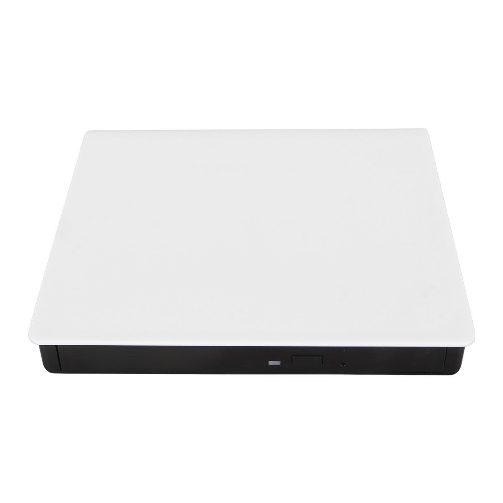

Внешний DVD-привод с интерфейсом USB 3.0, высокоскоростной функцией Plug and Play, DVD-ридер для ноутбука белый