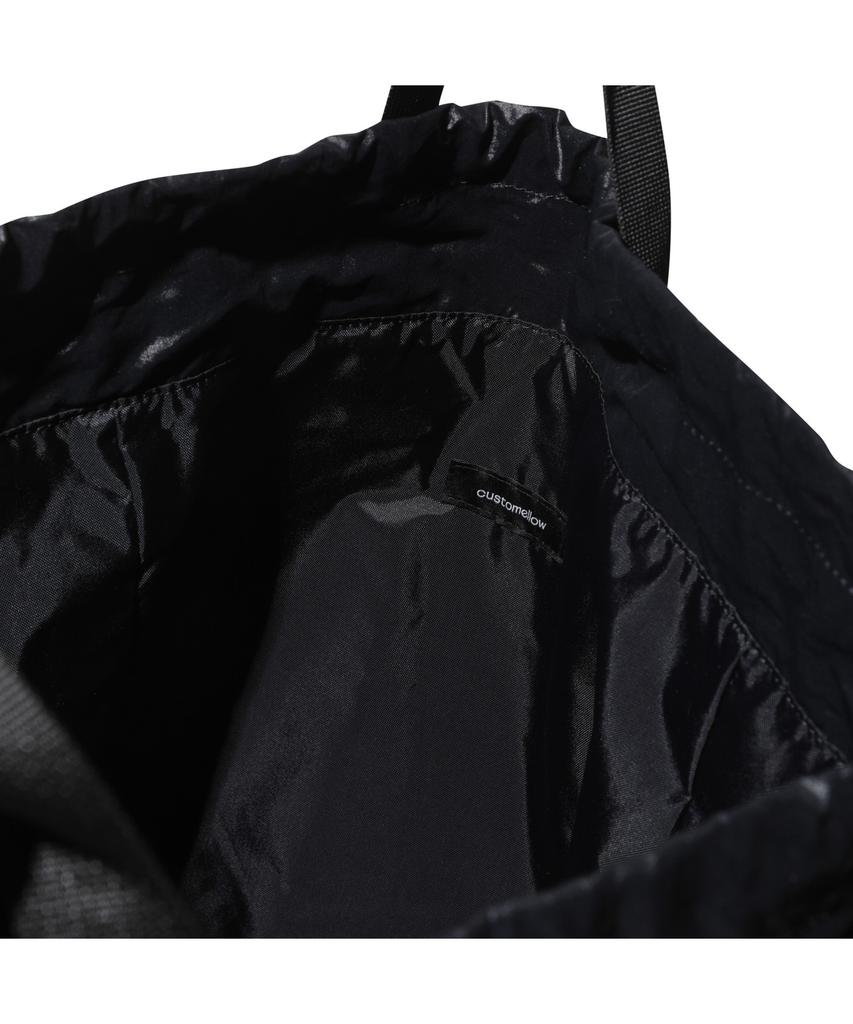 Customellow Black Nylon Two-Way Tote Bag_Cabax25103Bkx