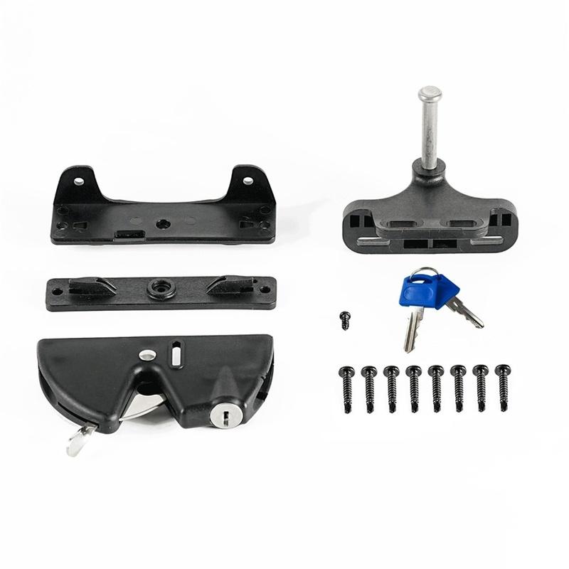 Self Locking Gate Latch Lockable Latch Key Fence Lock Outdoor Gate Hardware Versatile Adjustability Pull Cable Self-Locking Door