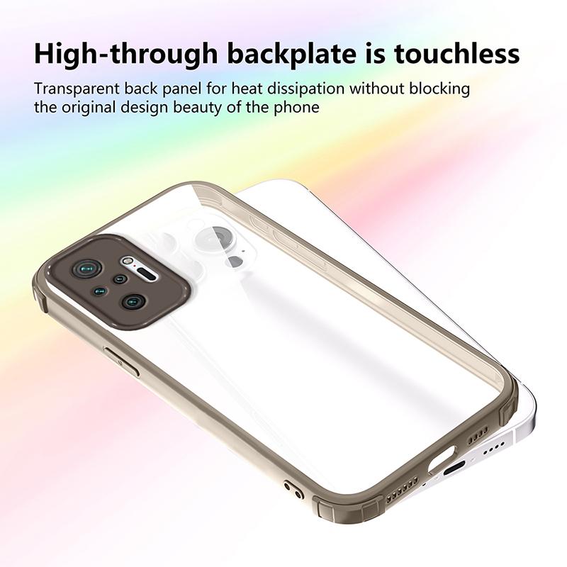 New Style Military Grade Shockproof Phone Case For Redmi Note 10 10S Note 11 Pro Transparent Rugged Protector Cover Note 12 Pro