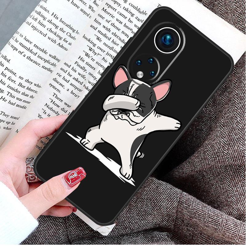 French Bulldog Case For Honor X9a X8a X7a X6a X6 X7 X8 X9 X8b X9b 50 70 90 Magic 5 Lite Magic 6 Pro Cover