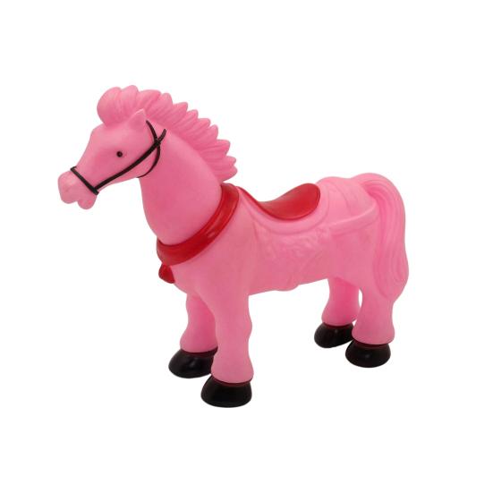 

Пищащая лошадка, сжимающаяся игрушка со звуком, мягкая, для снятия стресса, фиджет для детей, милая фигурка мультяшного животного, забавная игрушка для снятия стресса, подарок для детей розовый