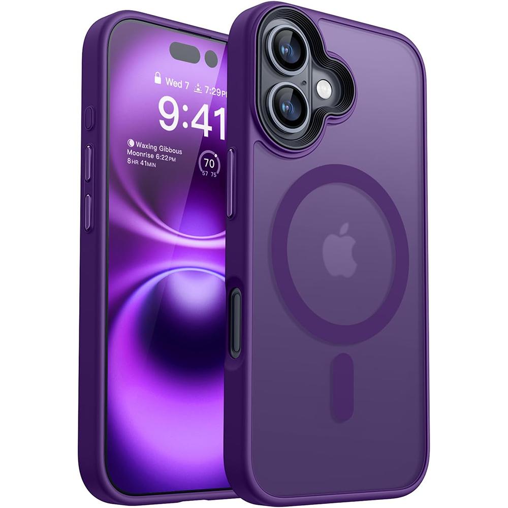 Strong Magnetic Magsafe Wireless Charging Case For iPhone 16 16E 15 14 13 12 Pro Max Plus Hybrid Military Grade Shockproof Cover