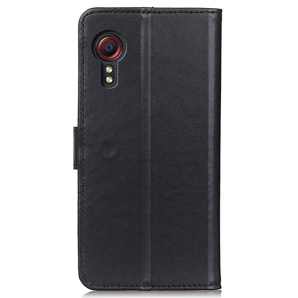 Skórzane etui na telefon Samsung Galaxy Xcover7 z portfelem, podstawką i zapięciem magnetycznym