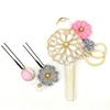 [Wakura] Hair Accessories 3-Piece Set - Adult Ceremony, Furisode - wk-227 (White)