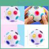 Rainbow Ball 20 Hole Puzzle Toy For Kids Brain Teasers Educational Gift