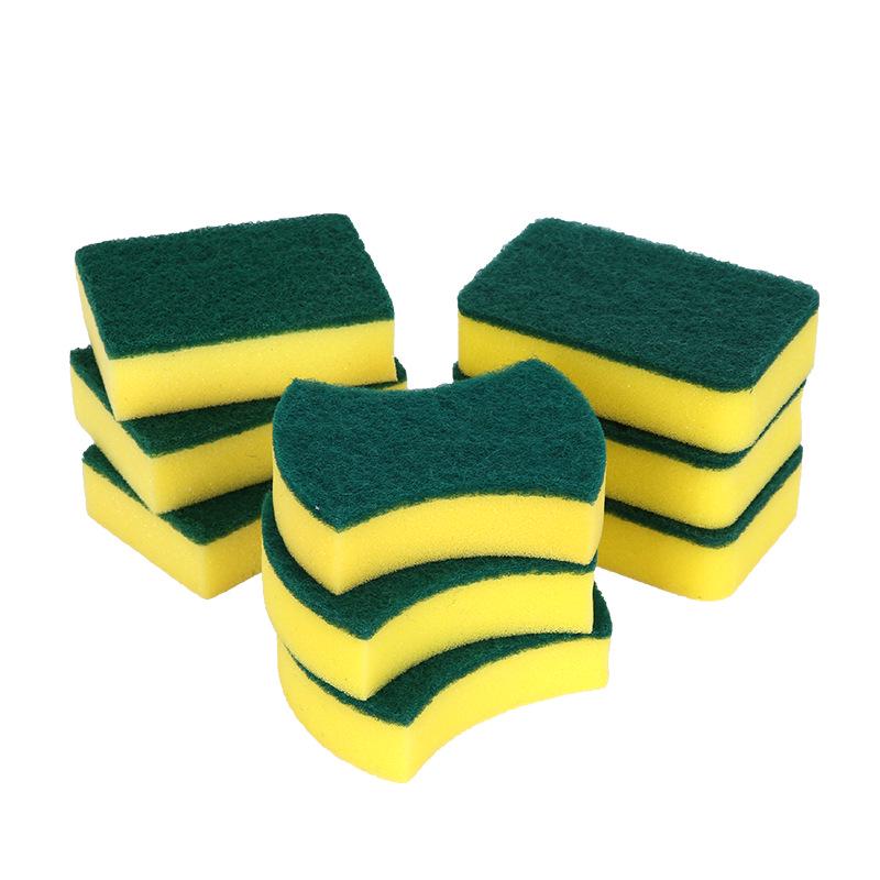 Household Kitchen Dishwashing Scrubber Sponge Block