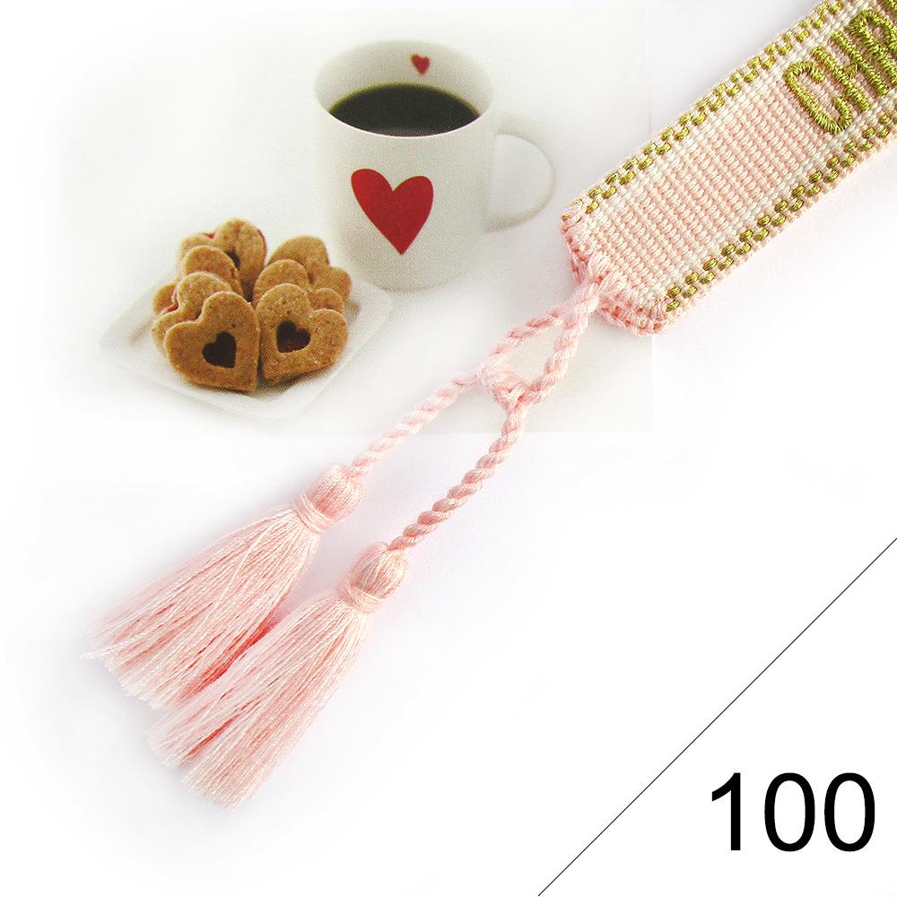 Custom Bohemian Embroidered Bracelet with Tassel and Woven Rope - Handmade Jewelry for Couples and Women