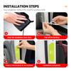 Car Door Diamond Reflective Sticker Body Side Anti-collision Protection Stickers For Opel Insignia Corsa Zafira Mokka Grandland