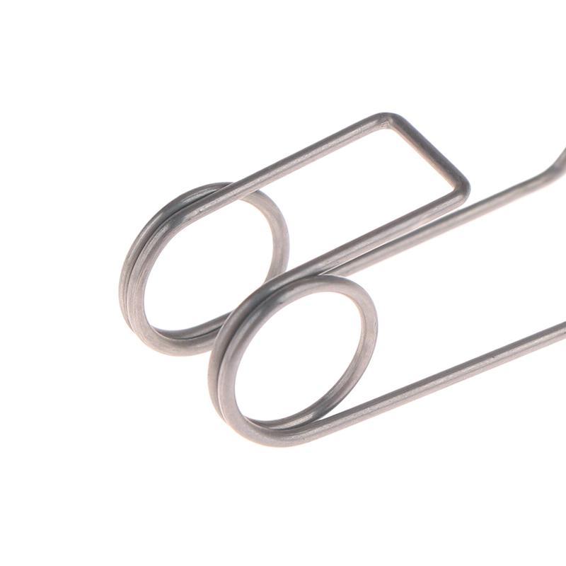 3Pcs Double Torsion Spring For Trash Can Stainless Steel 1.0Mm Wire Diameter 11Mm Outside D Strong Torsional Spring