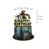 30pcs Cartoon Birthday Decorations Set Includes Banner, Balloon, Cake Toppers