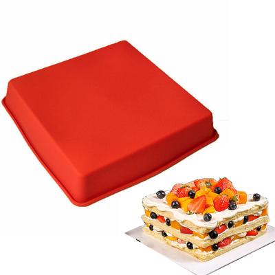 Food Grade Non-stick Square Silicone Cake Mold Cake Pan Baking Pans Mould Bread Mold Bakeware DIY Cake Tools