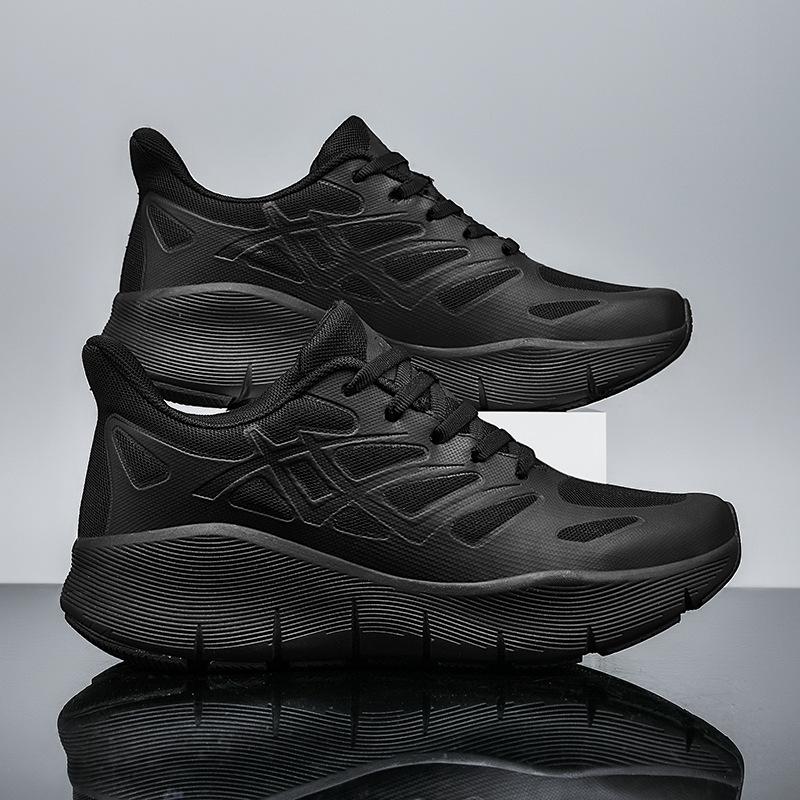 

Профессиональные кроссовки для бега для мужчин и женщин, легкие, амортизирующие, дышащие, для прыжков со скакалкой, для марафона, спортивная обувь 40 чёрный