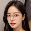 Rimless Photochromic Anti-Blue Light Reading Glasses for Elders