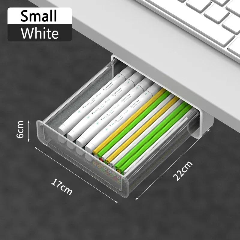 Столик с потайным хранением Полка Ящик для хранения Новый Выдвижной ящик для хранения Подвесной ящик под стол Большой вместимости Ящик под стол 2690₽