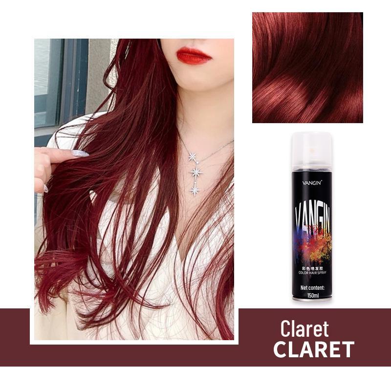 Temporary Washable Hair Dye Spray - One Spray for Black Color