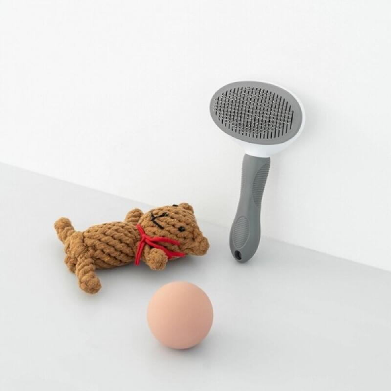 Grzebień dla psa, szczotka do wyczesywania podszerstka, pudlówka, usuwanie martwej sierści, splątane włosy