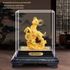 Golden Sheep Feng Shui Figurine for Prosperity - Three Sheep Zodiac Wealth Attracting Gift