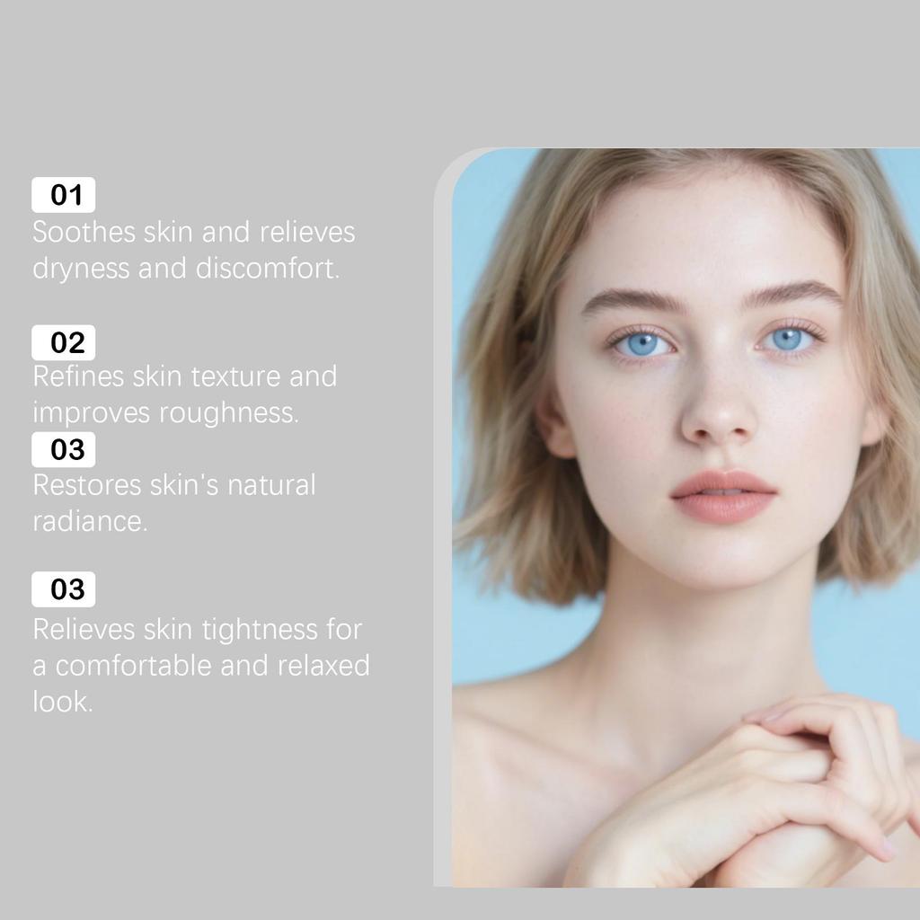 Gentle skin-friendly moisturizing cream, facial basic moisturizing care cream, soft and smooth face, daily skin care lotion 30g