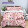 Spy x Family3 Pattern Bedding Quilt Set  Home Decoration  Gift (1 * duvet cover + 2 * pillowcase  without core)