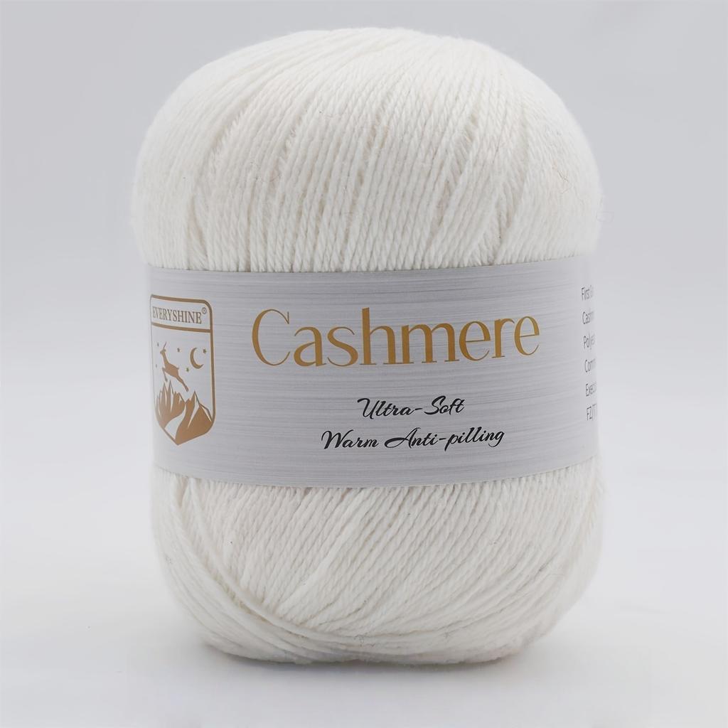 6pcs Premium Cashmere Yarn – 50g/Pc 320m Soft Knitting & Crochet Yarn for DIY Hand-Woven Crafts – Luxurious Warm Fiber for Scarves, Hats, Sweaters