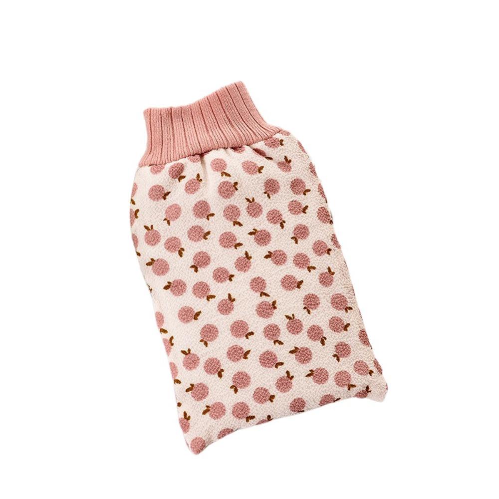 2PCS Thicken Double-sided Rubbing Back Gloves Delicate Rubbing Exfoliator Shower Brush Home