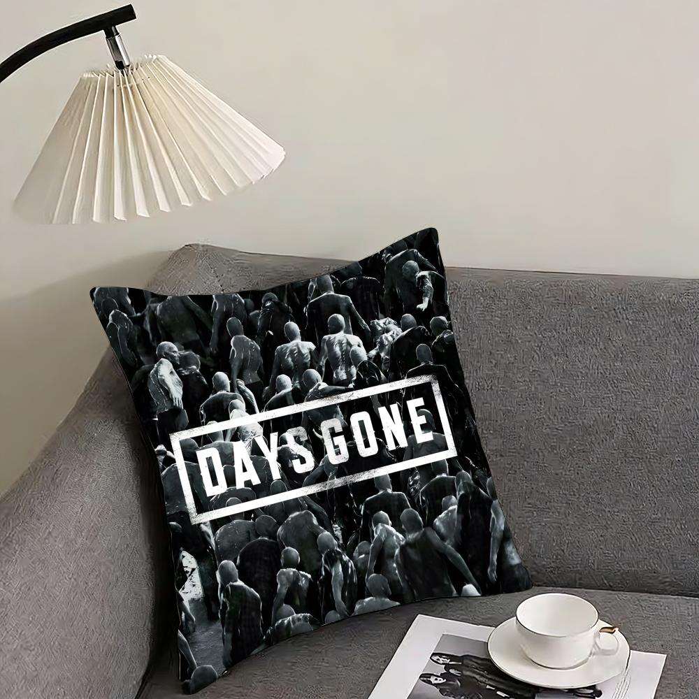 D-DayZ Zombie Game Anime Cushion Cover Reversible Plush Pillow Cover – For Car, Sofa, Bedroom, Perfect As a Gift.