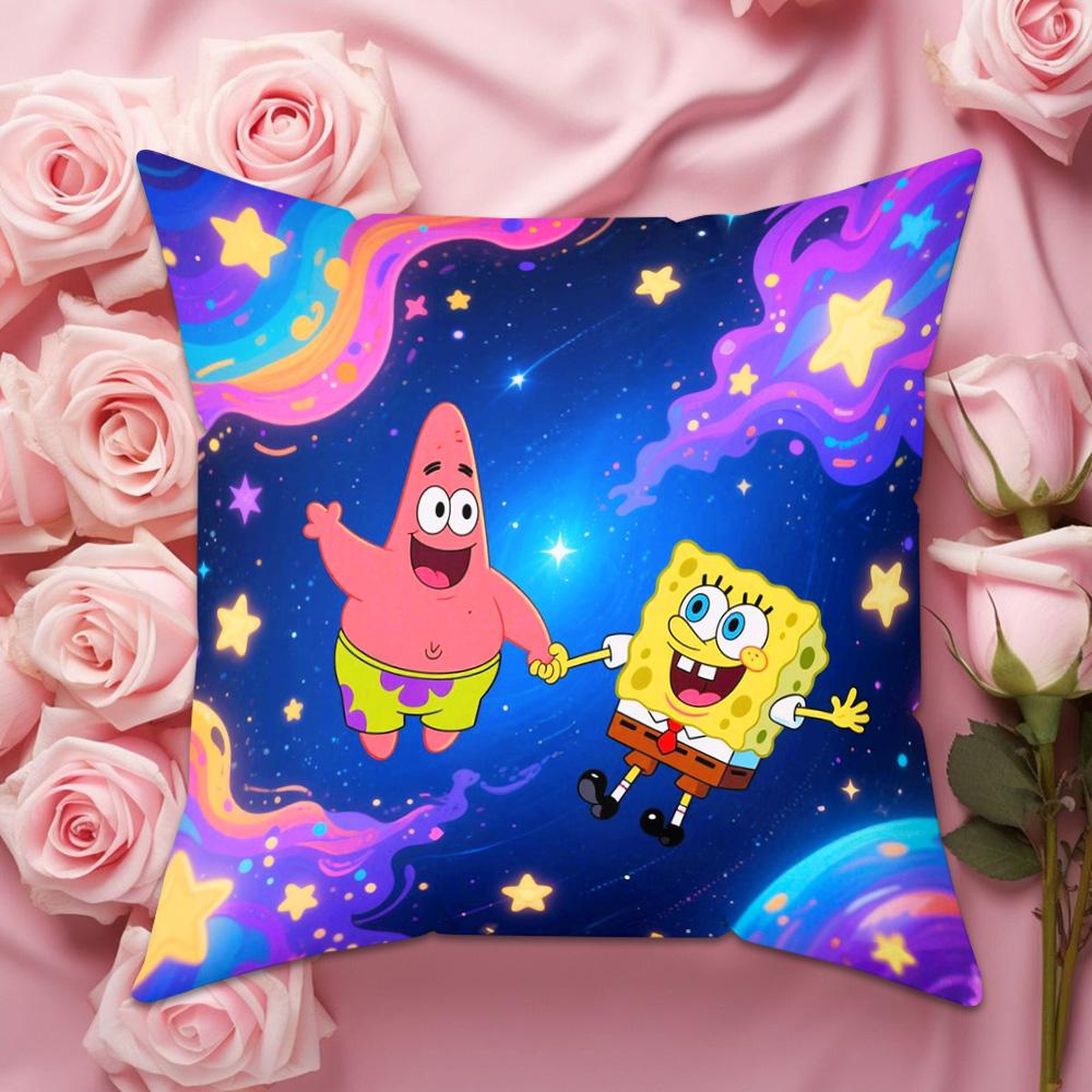 Ssponges Bbobs Cushion Covers for Living Room Cushions Cover Interior Decoration Personalized Gifts Pillow Cases Decorative