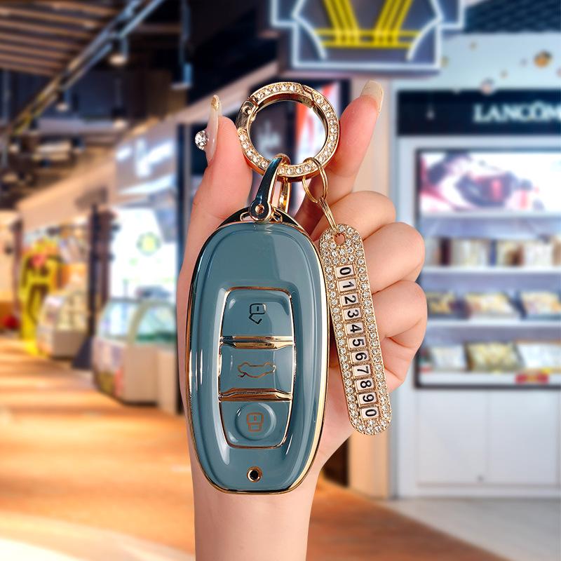 FAW Hongqi H7 Key Cover, EQM5 EHS3 Remote Key Protection Case