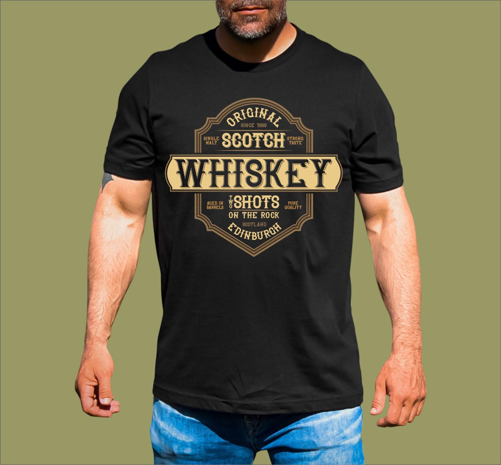 WHISKEY T-SHIRT XL